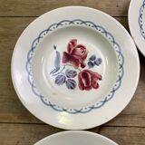 Lot of 10 soup plates Digoin model Cannes