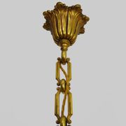 Chandelier Aux Trompes de Chasses in bronze 5 lights Louis XVI-Directoire style