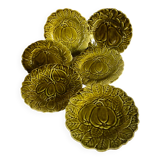 6 old Sarreguemines slip plates