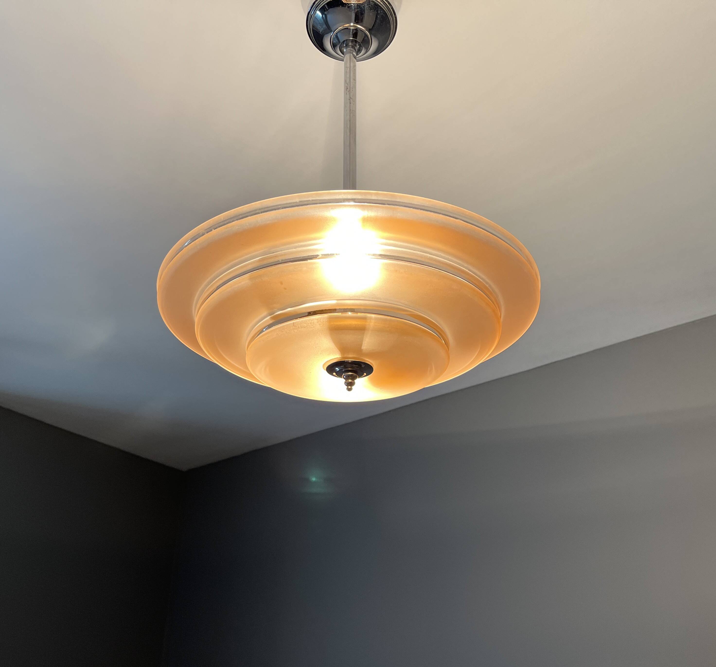 Vintage Art Deco ceiling light (1930)