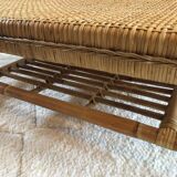 Table basse rotin