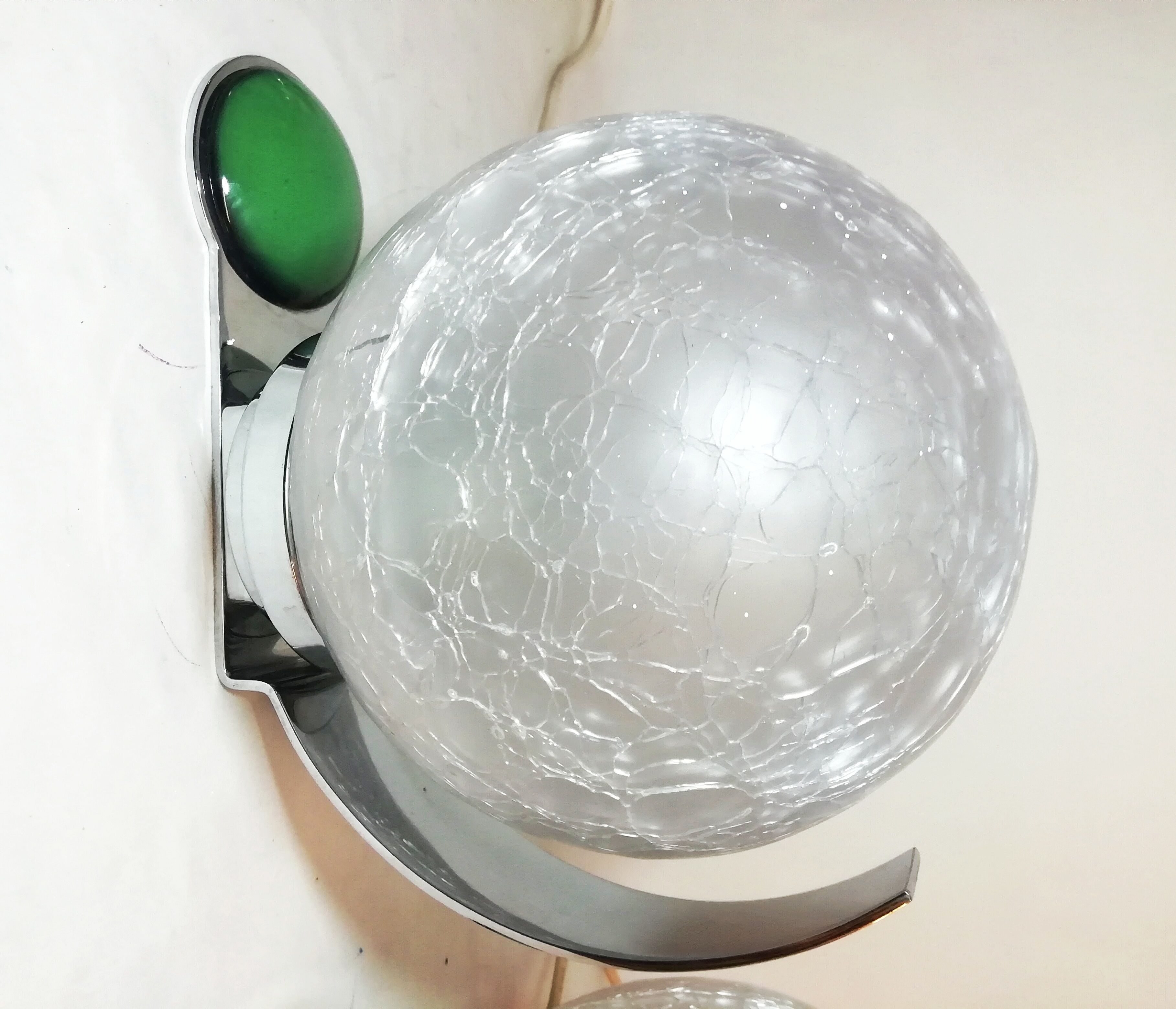 Pair of Murano glass wall light