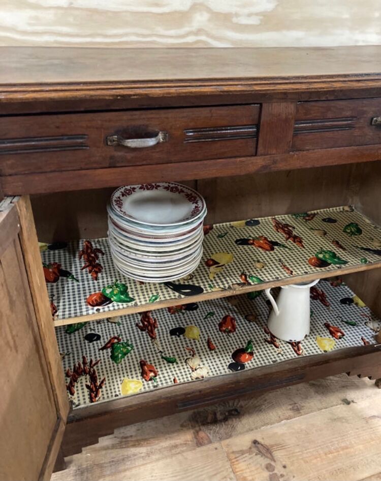 Buffet parisien art déco en bois