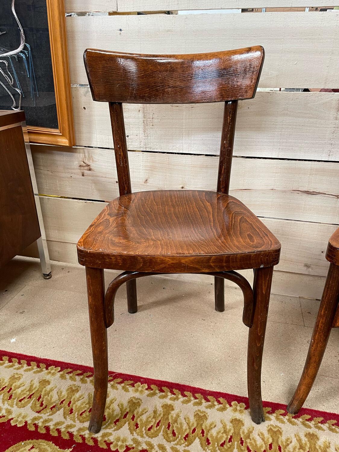 Pair thonet bistro chair Czechoslovakia year 30/40