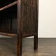 Black vintage asian style bookcase
