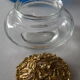 Boite à bijoux verre et laiton
