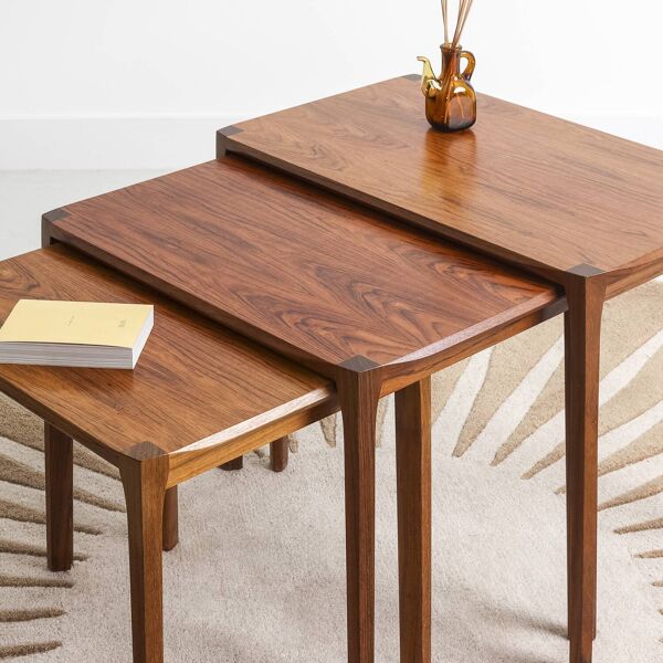 Tables gigones par Rex Raab pour Wilhelm Renz, Circa 60