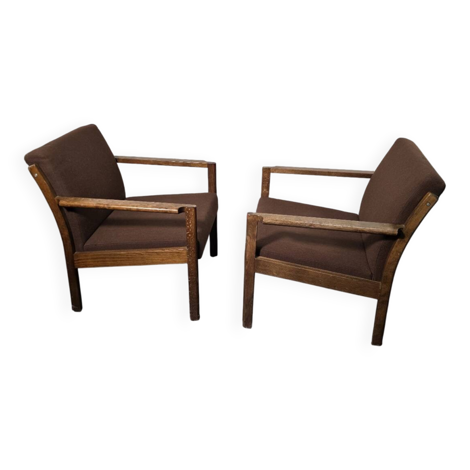 Pair of Scandinavian armchairs from the 1960s.