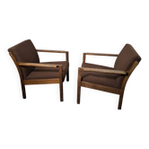 Pair of Scandinavian armchairs from the 1960s.