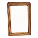Rattan mirror