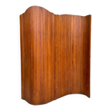 Paravent vague en bois circa 1950, baumann par snsa