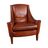 Design leather armchair