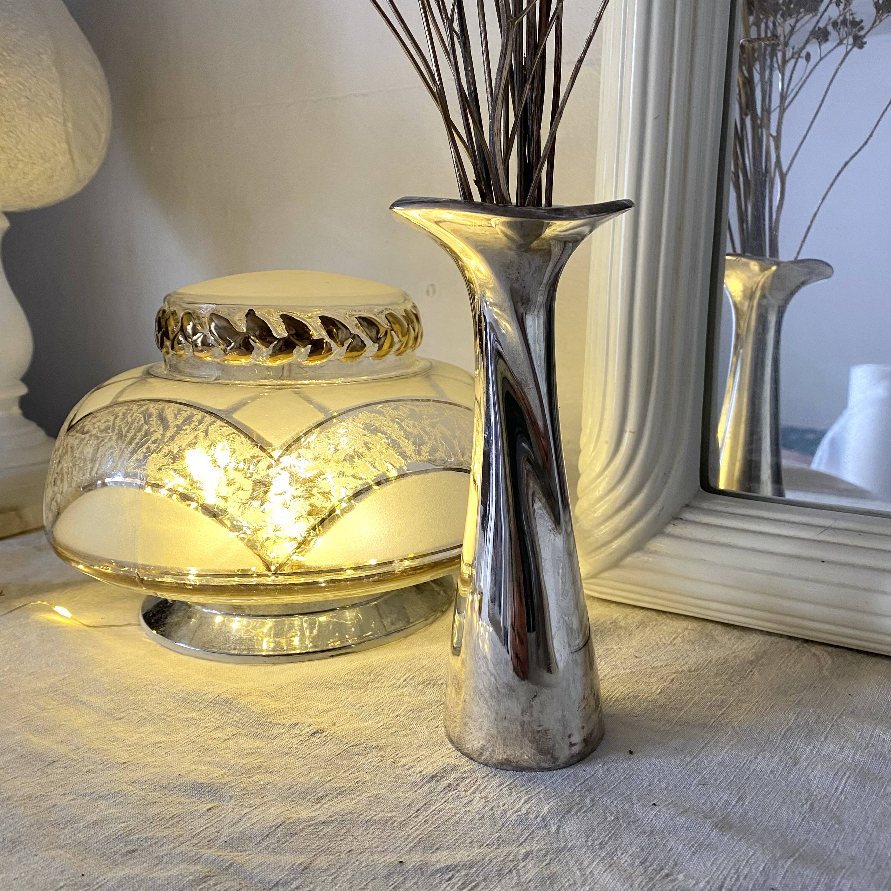 Candle holder or soliflore vase heart 80s