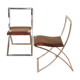 Pair of chairs "Luisa" by Marcello Cuneo for Mobel Italia 70's