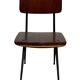 Vintage Marko holland industrial school chair 60's netherlands design