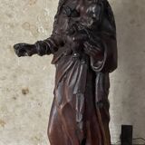 Virgin and Child - Wooden sculpture - 33 cm - France - 18th century