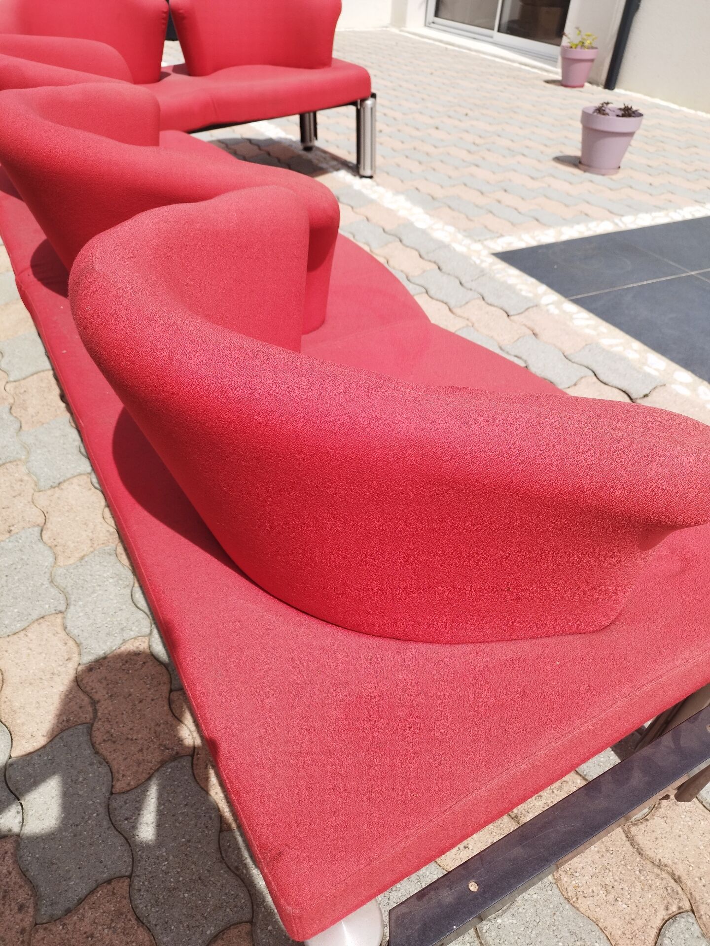 Modular 5-seater bench