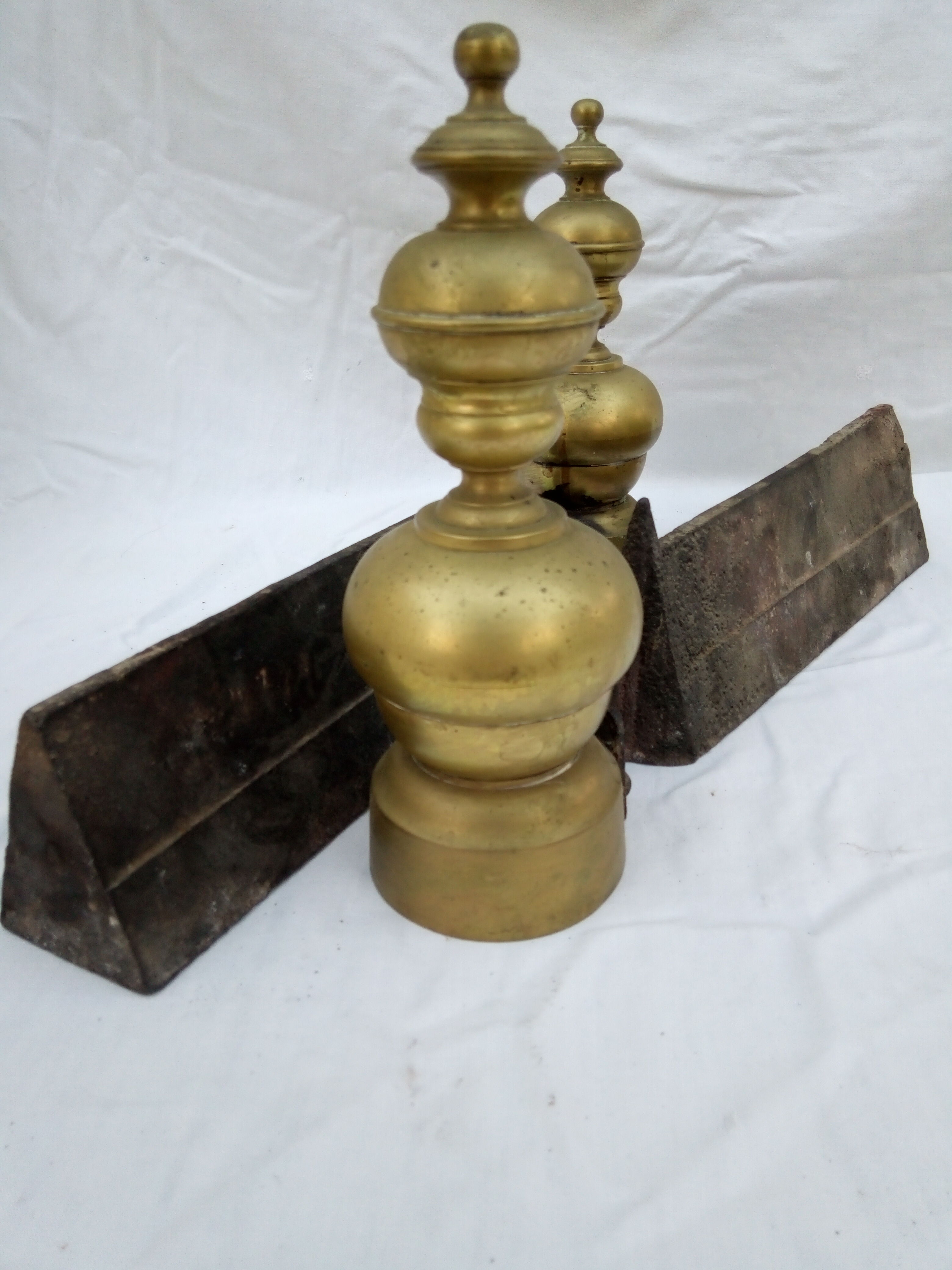 Pair of Louis Philippe period bronze channels