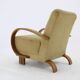1930s Art Deco Armchair, Czechoslovakia