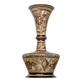 Decorative handcrafted vase in chiseled copper - Floral motifs - Orient / India