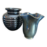 Vase en grés flammé de rambervillers