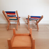 Wooden doll garden furniture