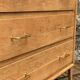 Commode pieds compas et chêne brut massif  1960