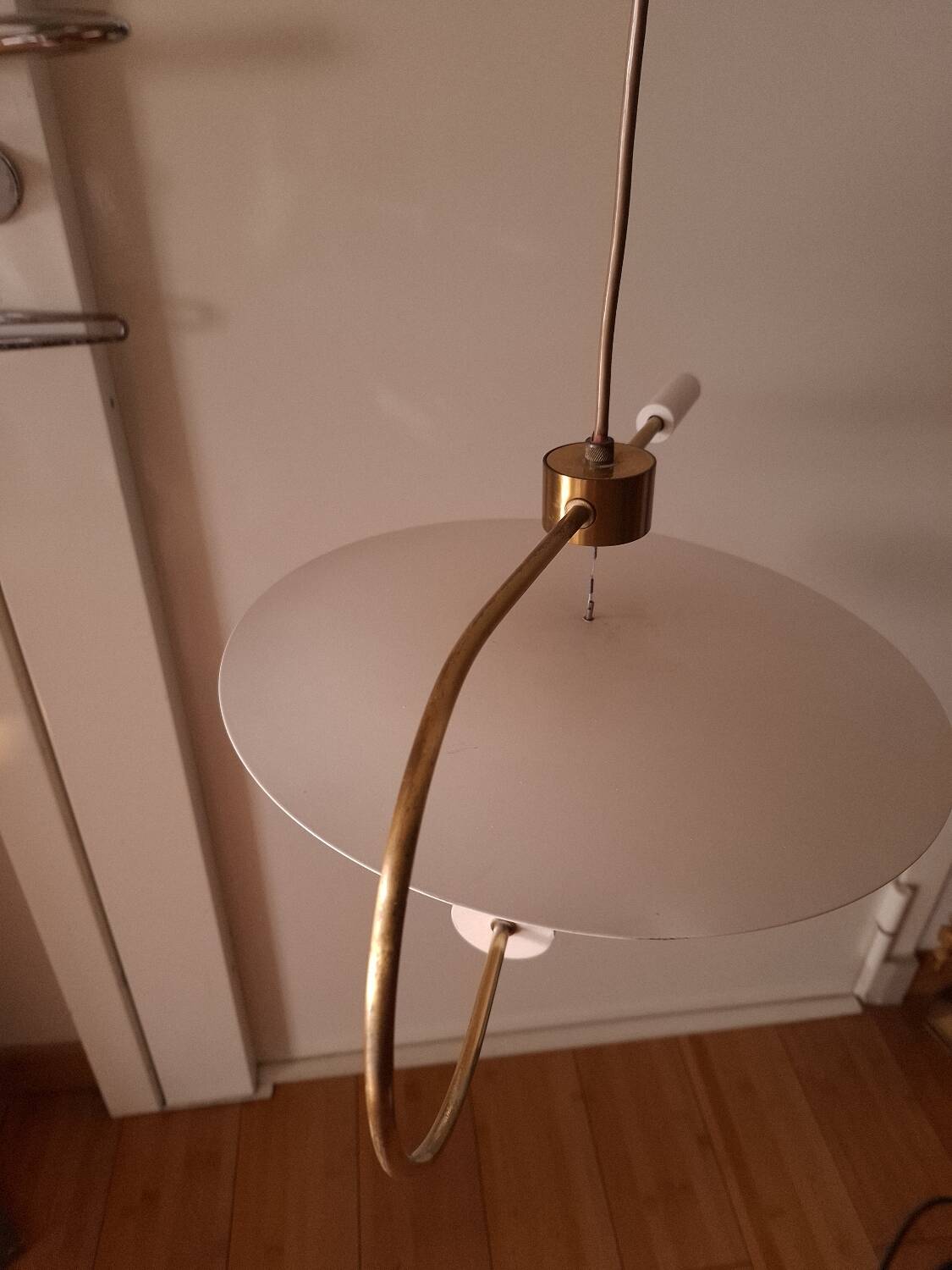 80'S pendant light house Lucien Gau