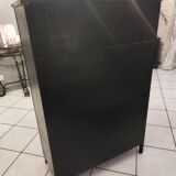 Vintage curtain filing cabinet