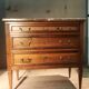 Louis XVI style chest of drawers with marble top