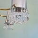 Chrome and brass Space Age chandelier, 1970s.