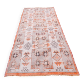 Vintage Turkish Oushak rug 128x258 cm