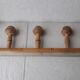 Wooden coat rack