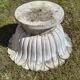 Ensemble de 2 pots à fleurs en beton