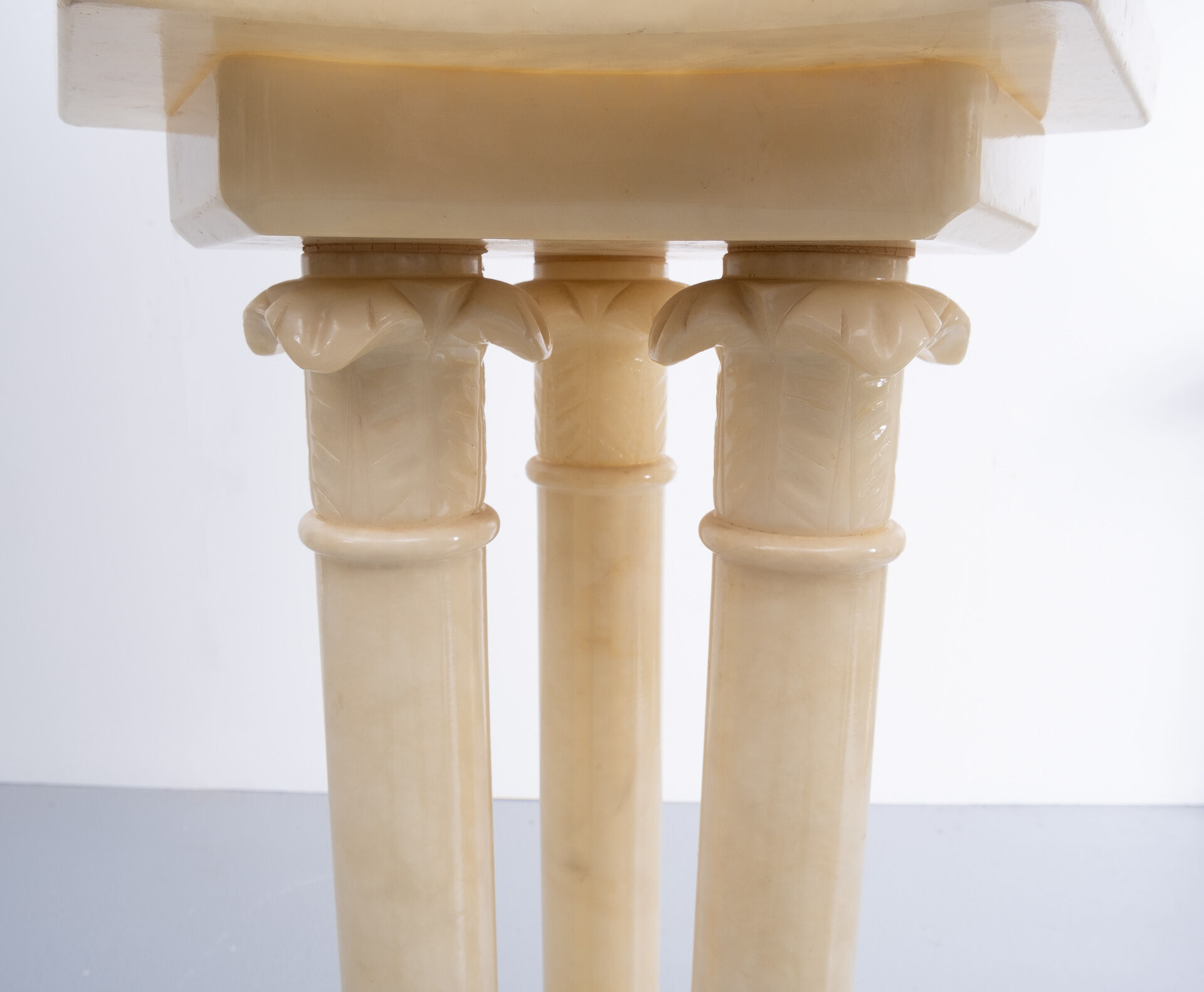 Italian Alabaster Pedestal, 1960s