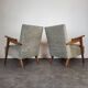 2 restored Scandinavian armchairs, 1960