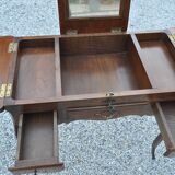 Folding dressing table with drawers