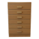 Chest of drawers with 6 drawers