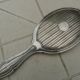 Old silver guilloche hand mirror