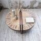 Table basse Roger Capron « grain de café »