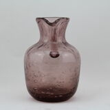 Milk/cream Biot bubble glass jar, pitcher