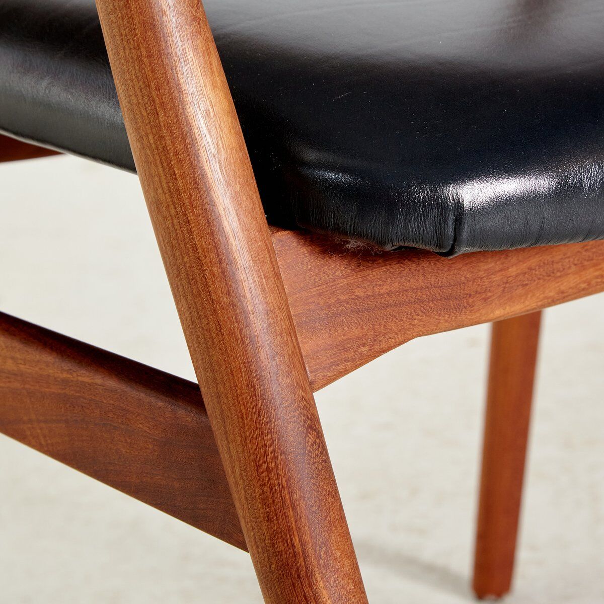 Model chair 213 in teak by Th. Harlev for Farstrup M-bler 60s