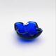 Murano Sommerso Cobalt Blue Dish - 1960