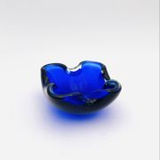 Murano Sommerso Cobalt Blue Dish - 1960