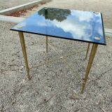 Table basse d'appoint plexiglas vintage