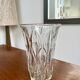 Molded glass vase
