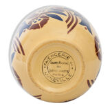 Vase Art deco Lunéville "Galeries Lafayette" with floral decoration