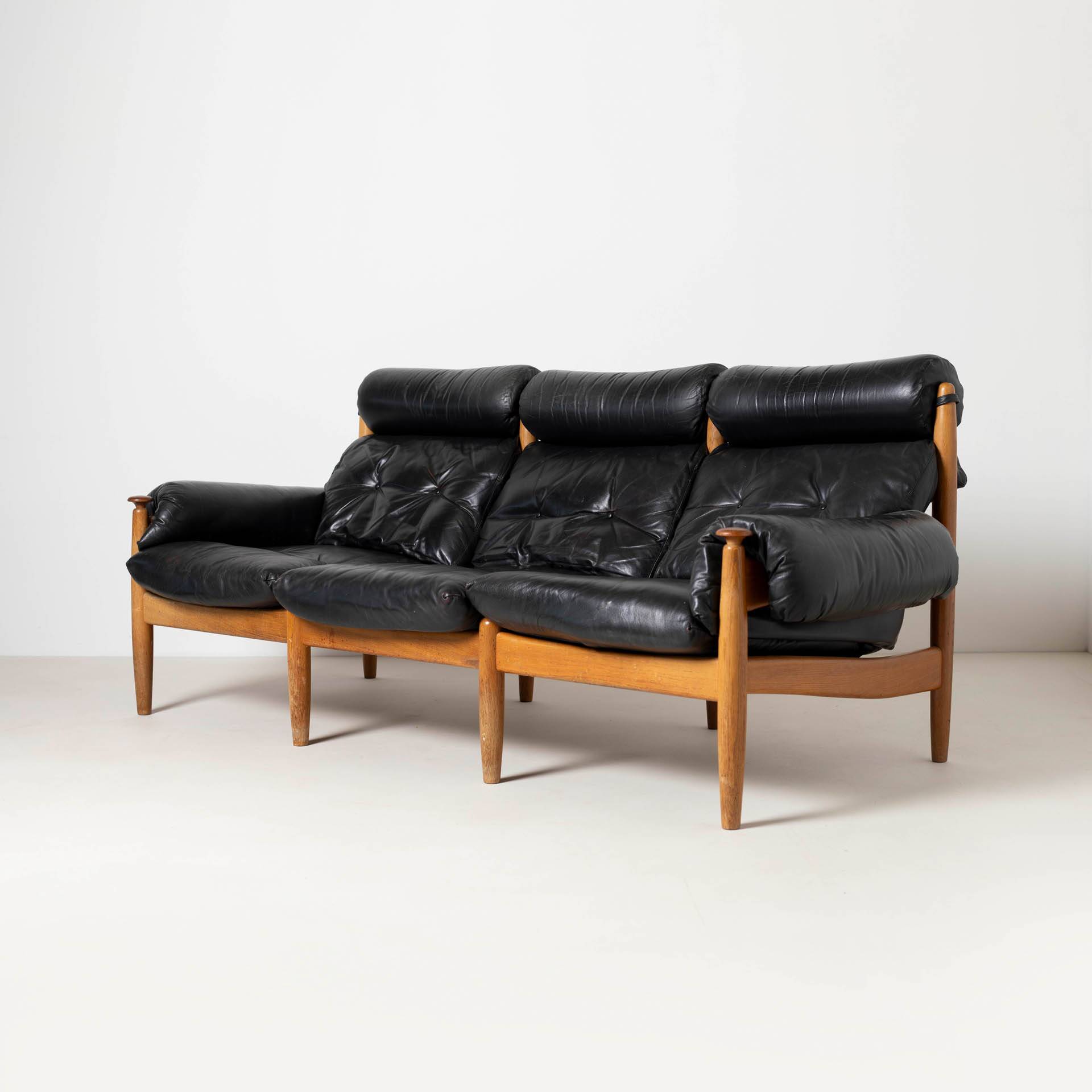 Brazilian style Three-Seater Sofa by Eric Merthen for Ire Möbler, Sweden, 1
