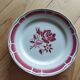 Charming set of 6 antique flat plates from the Badonviller factory.