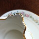 Saucière sur dormant fixe en porcelaine de Limoges - Porcelaine Limousine